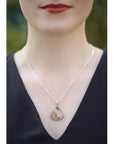 Silver Pendant with Rutile