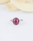 Ruby Silver 925 Ring