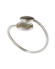 Oval end Abalone bangle