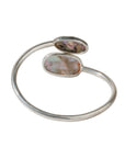 Oval end Abalone bangle