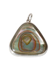 Triangular Abalone pendant