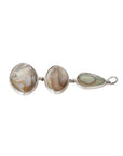 Abalone 3 step sterling silver pendant