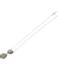 Colorful abalone shell duo necklace