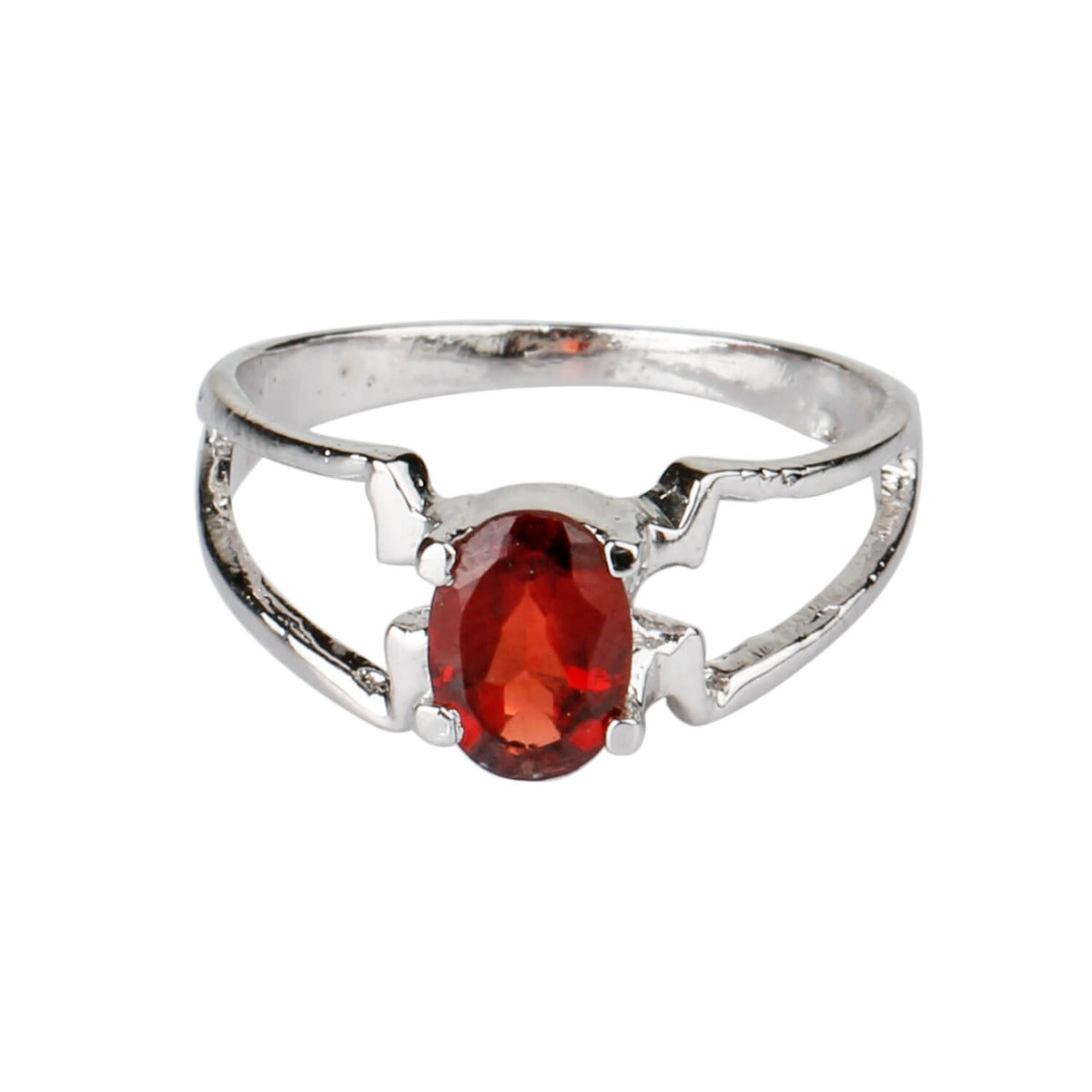 Garnet Silver 925 Ring