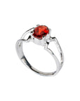 Garnet Silver 925 Ring