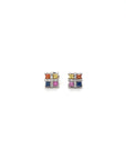 Cairo Multi Stone and Diamond Earrings