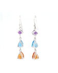 Grey Color Stone Earrings