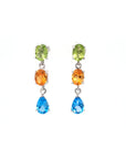 Brecken Color Stone Earrings