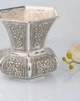 Kaira designed silver flower pot