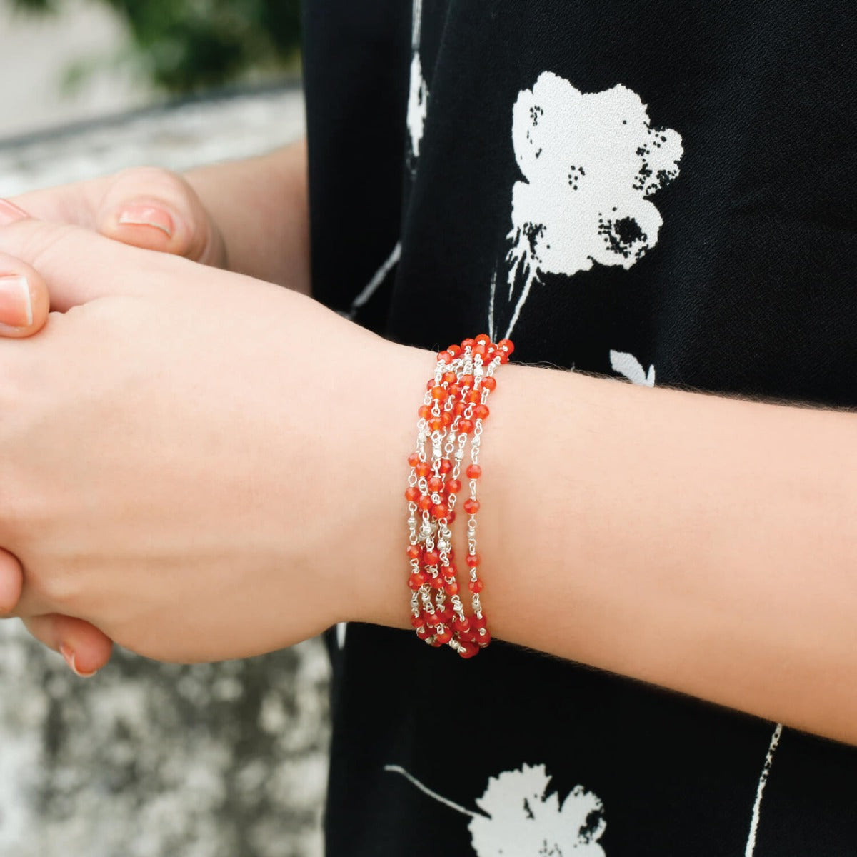 orange bracelet