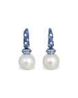 Riri Pearl & Sapphire Earrings