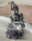 Silver 925 Goddess Saraswati Idol Artifact