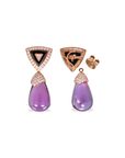 Sui Amethyst & Black Onyx Earrings