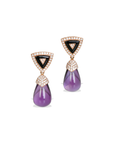 Sui Amethyst & Black Onyx Earrings