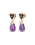 Sui Amethyst & Black Onyx Earrings
