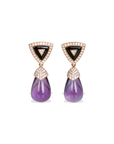 Sui Amethyst & Black Onyx Earrings