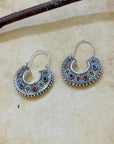 Deekshant Traditional Silver 925 Earrings