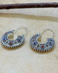 Deekshant Traditional Silver 925 Earrings