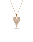 Hina Studded Heart Diamond necklace