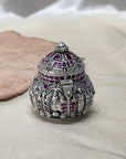 Silver 925 Dome Lid Devotional Box Openable Artifact