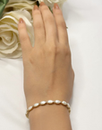 Zen Pearl & Diamond Bracelet