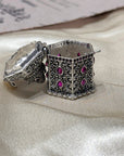 Silver 925 Ornate Prayer Box Openable Artifact