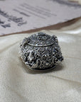 Silver 925 Embossed Devotional Box Openable Artifact