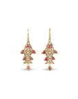 Meen Ruby Earrings