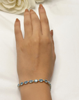 Jin Blue Topaz & Diamond Bracelet