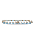 Jin Blue Topaz & Diamond Bracelet
