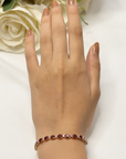 Ren Garnet & Diamond Bracelet