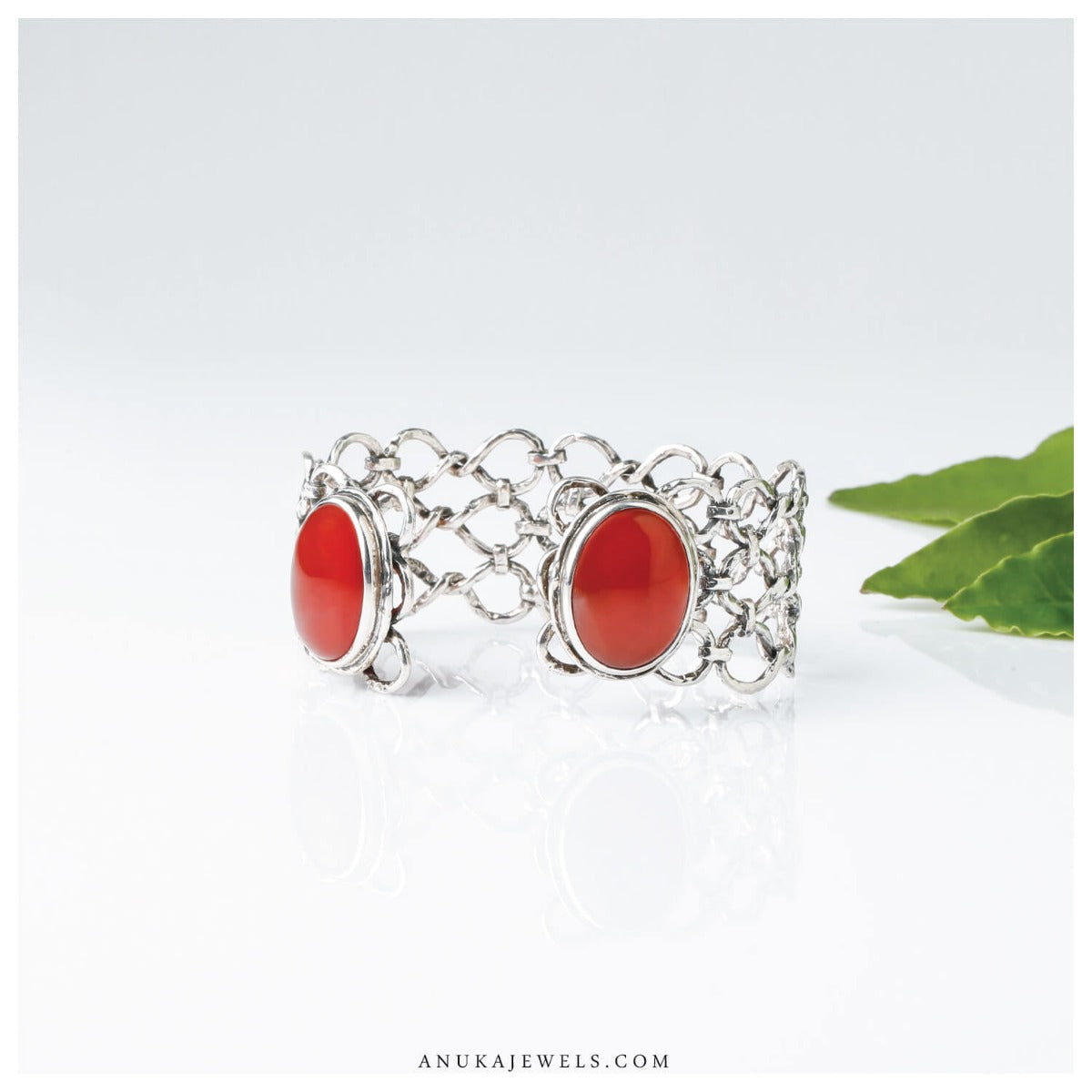 orange silver handcuff