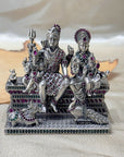 Silver 925 Shiv Parivar Murti Artifact