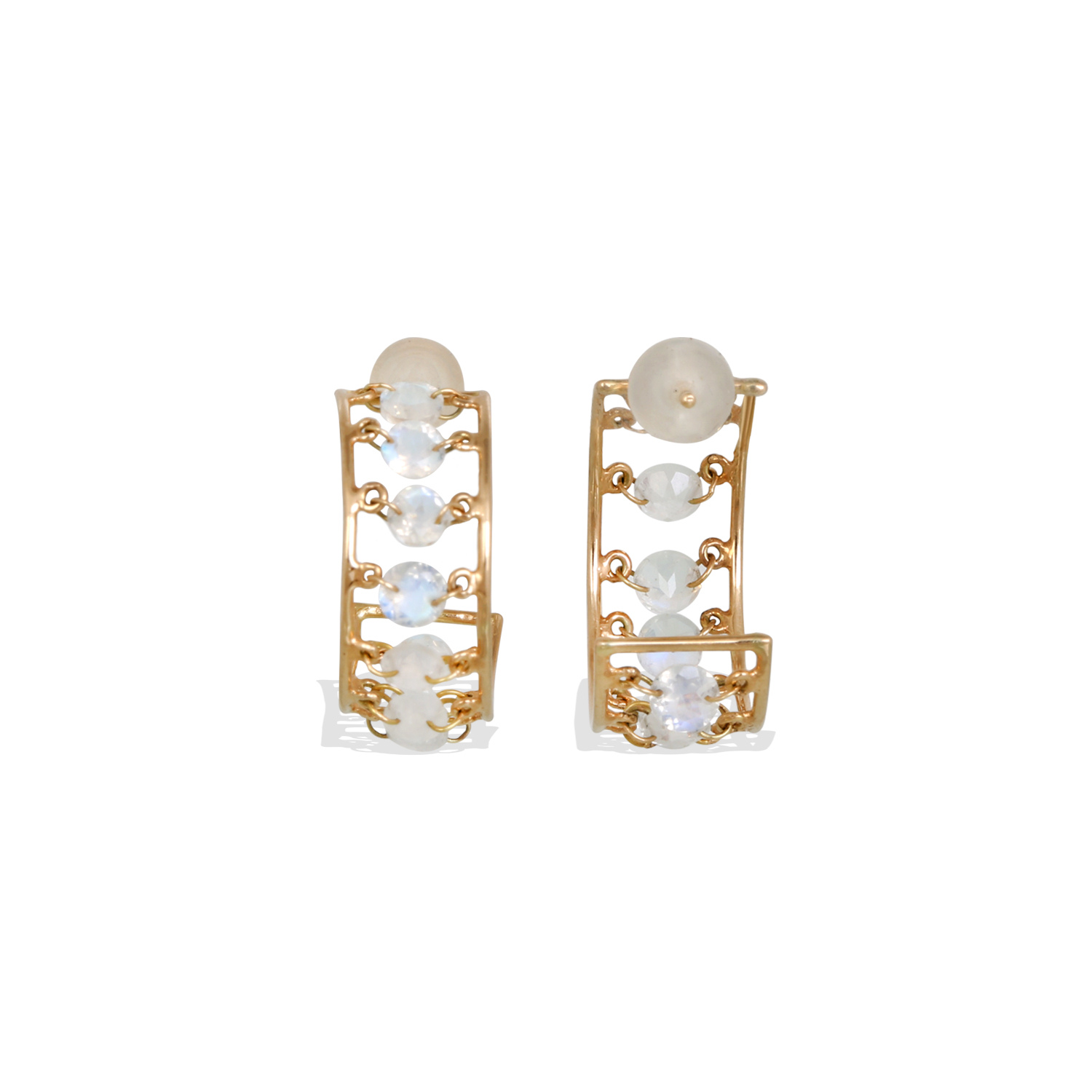 Moa Rainbow Moonstone Earrings