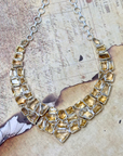 Solara Citrine Silver 925 Necklace