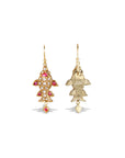 Meen Ruby Earrings