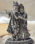 Silver 925 Radha Krishna Idol Artifact