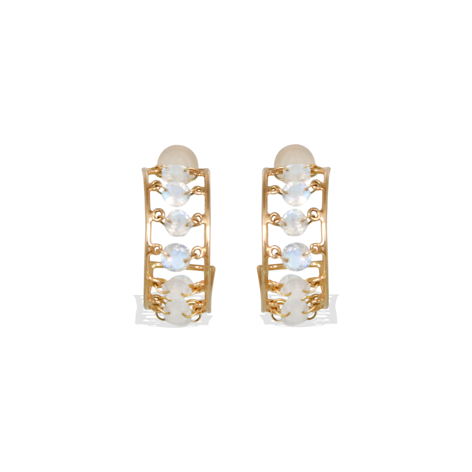 Moa Rainbow Moonstone Earrings