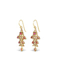 Meen Ruby Earrings