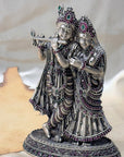Silver 925 Radha Krishna Idol Artifact