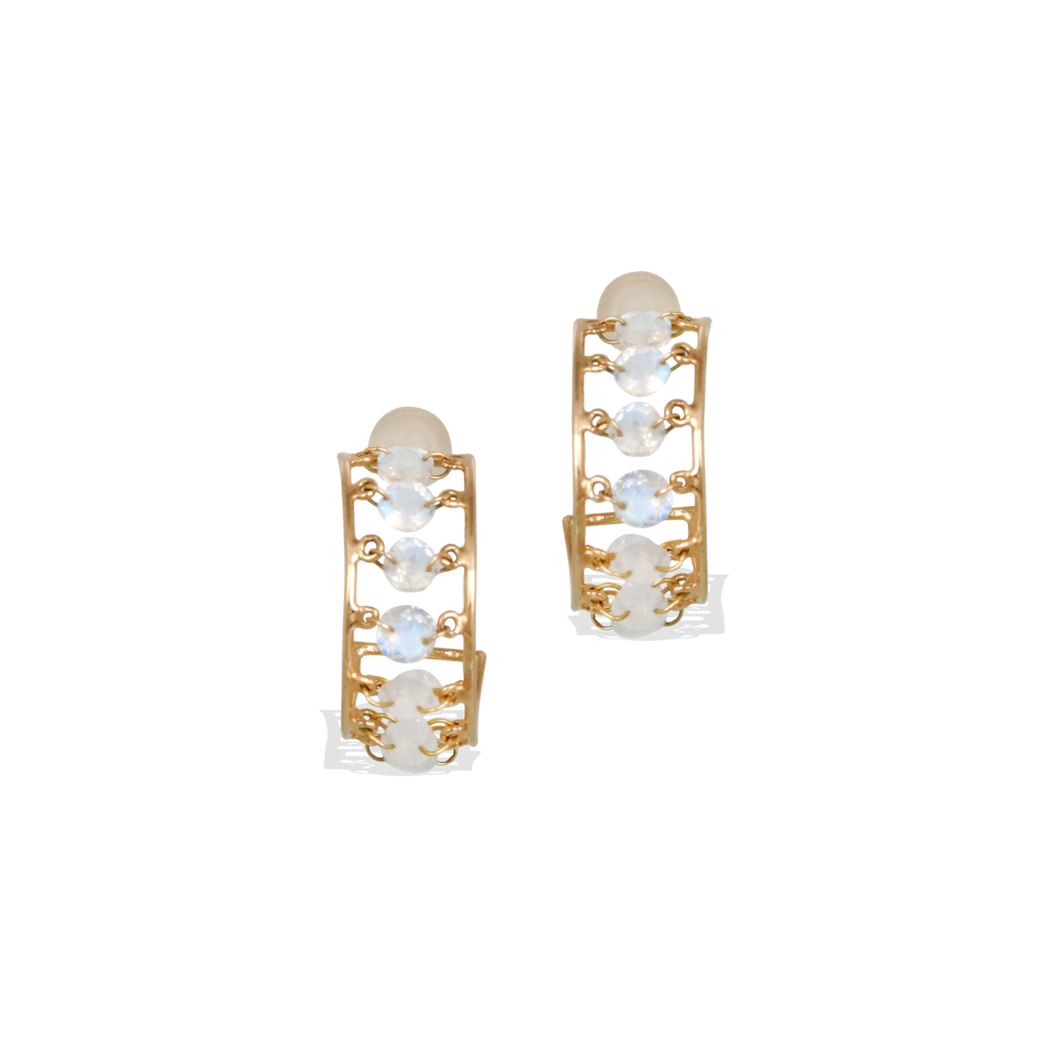 Moa Rainbow Moonstone Earrings