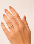 Stepping Diamond Ring