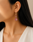 Onn Watermelon Tourmaline Earrings