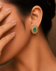 Raag Emerald Earrings