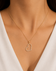 Heartline Diamond Pendant
