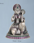 Silver 925 Hanuman Ji Murti Artifact