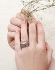 Multi Gemstone Statement Ring for Women