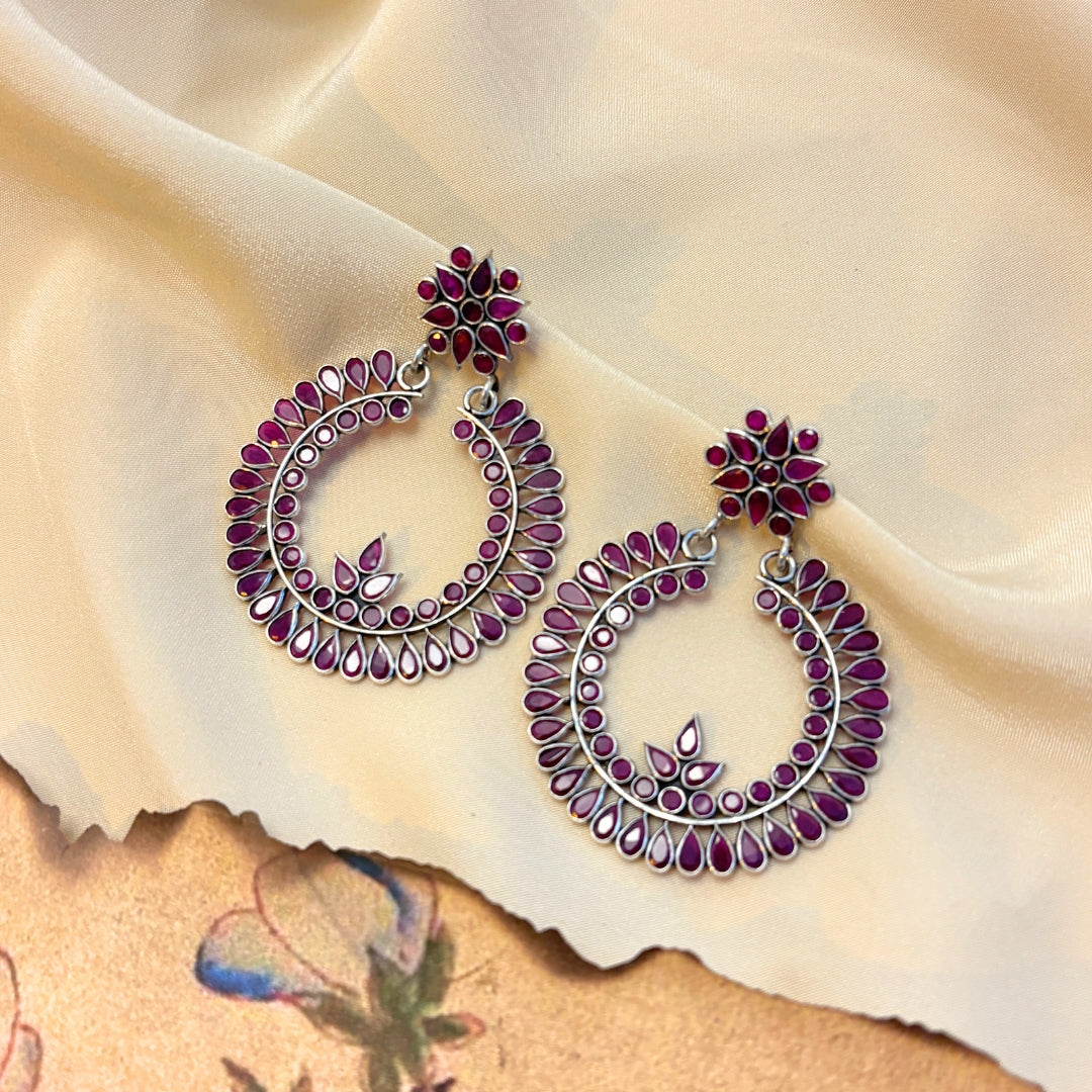 Silver 925 Danglers Earrings