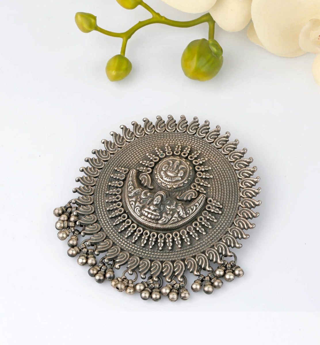 silver pendant, antique pendant, sterling silver pendant, oxidised pendant, buy pendants online, large pendants