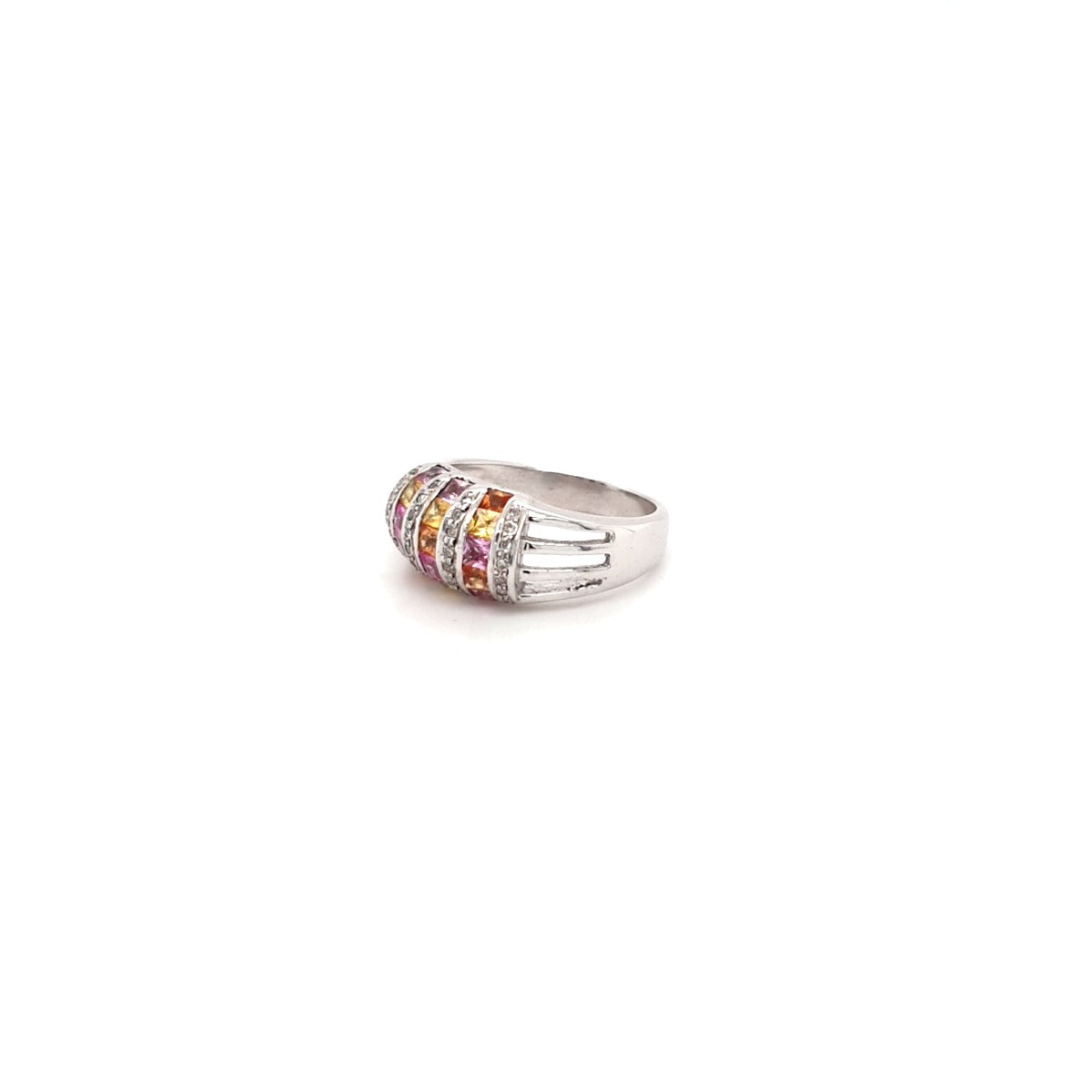 Multi Stone Ring 925 Silver